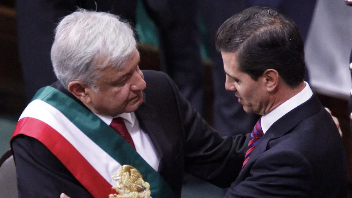 AMLO y Peña Nieto 